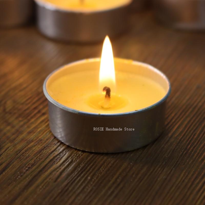 Candle Supplies Storage - Scatola di alluminio circolare per cera